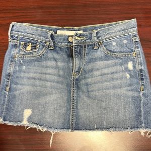 Old Navy jean mini skirt.